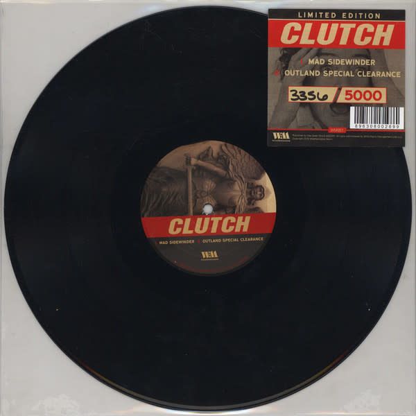 Clutch – Mad Sidewinder / Outland Special Clearance (NM, 2016, 	 Vinyl, 12&quot;, 33 ⅓ RPM, Single Sided, Record Store Day, Etched, Limited Edition 2617 / 5000, WM051)