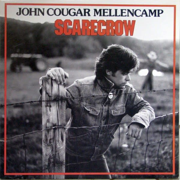 John Cougar Mellencamp – Scarecrow (NM, Shrink with Hype Sticker, 1985, LP, Riva – RVLS 7505)