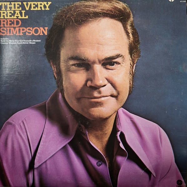 Red Simpson – The Very Real Red Simpson (VG, 1972, LP, Capitol Records – ST-11093, Canada) DSG