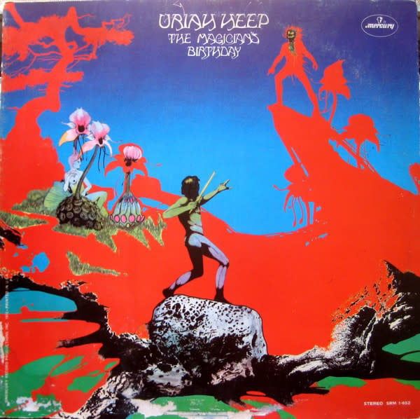 Uriah Heep – The Magician&#39;s Birthday (VG, 1972, LP, Repress, Mercury / Bronze – SRM.1.652)