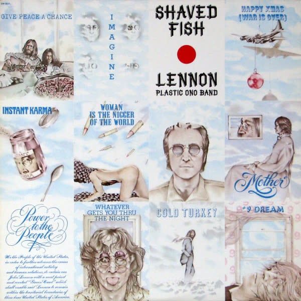 John Lennon / Plastic Ono Band – Shaved Fish (VG, 1975, Apple Label, Apple Records – SW-3421)