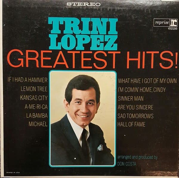 Trini Lopez – Greatest Hits! (VG, 1966, LP, Reprise Records – RS 6226)