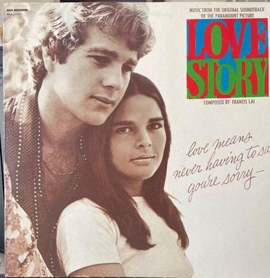 Francis Lai – Music From The Original Soundtrack Of The Paramount Picture Love Story (G+, LP, Reissue, MCA Records – MCA-27017)