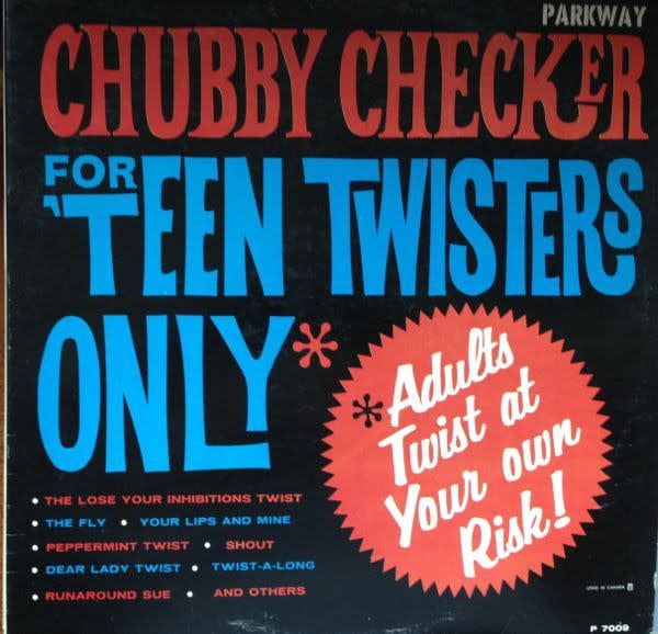 Chubby Checker - For &#39;Teen Twisters Only (G, 1962, LP, Parkway – P 7009)