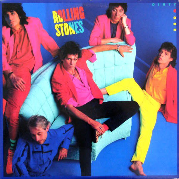 The Rolling Stones – Dirty Work (VG, 1986, LP, Rolling Stones Records – OC 40250)