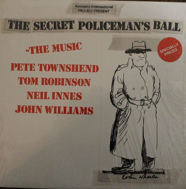 Pete Townshend / Tom Robinson / Neil Innes / John Williams – The Secret Policeman&#39;s Ball - The Music (VG+, 1980, LP, Island Records – IL 9630)