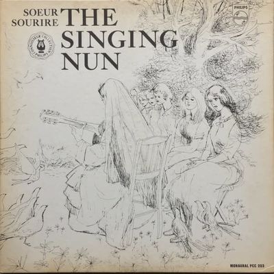 Soeur Sourire – The Singing Nun (VG, 1963, LP, Complete copy with attached storybook and sketches, Philips – PCC-203)
