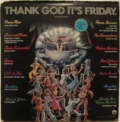 Various – Thank God It's Friday (The Original Motion Picture Soundtrack) (VG, 1978, 3LP, Casablanca – NBLP 7099-3, Canada)