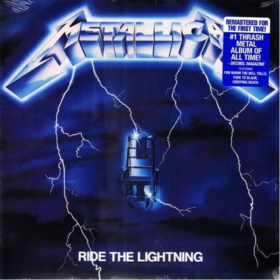 Metallica – Ride The Lightning (New, LP,  Blackened, 2016)
