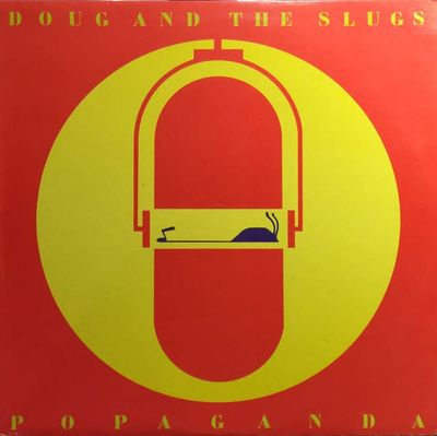 Doug And The Slugs – Popaganda (VG, 1984, LP, Red Sleeve, A&amp;M Records – AMD 1003)