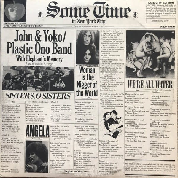 John &amp; Yoko  The Plastic Ono Band – Some Time In New York City (VG, 1972, 2LP, Apple Records ‎– SVBB 3392)