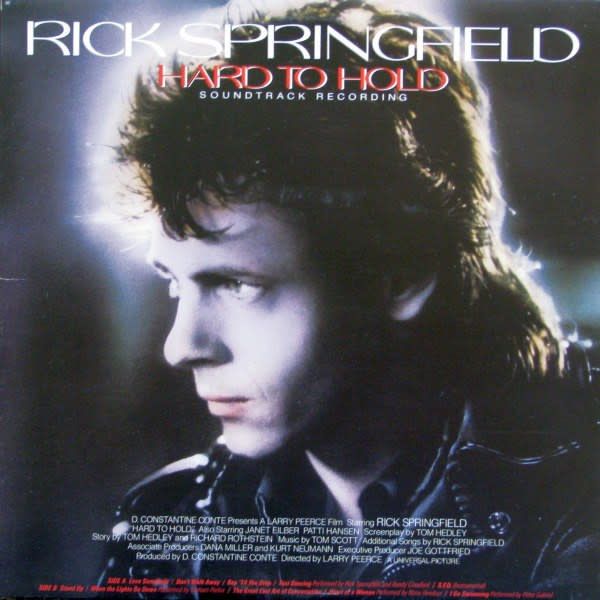 Rick Springfield – Hard To Hold Soundtrack Recording (VG, 1984, LP, RCA Victor – ABL1-4935, Canada)