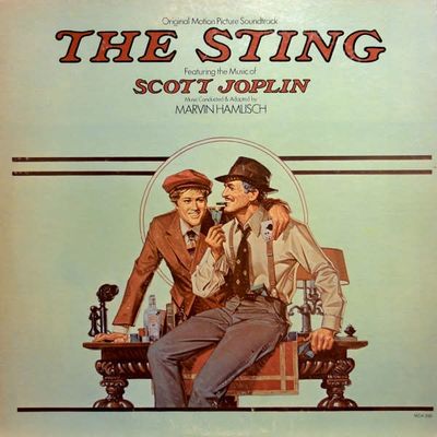 Marvin Hamlisch / Scott Joplin – The Sting Original Motion Picture Soundtrack (VG, 1974, LP, MCA Records – MCA-390)