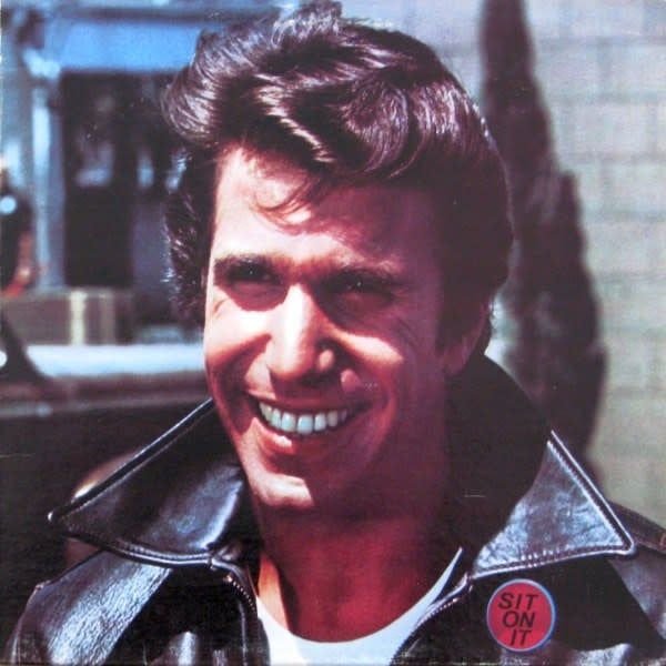 Various – Happy Days: Fonzie Favorites (VG, 1976, LP, Die-Cut Sleeve, Juke Box International – TVLP-177602R)