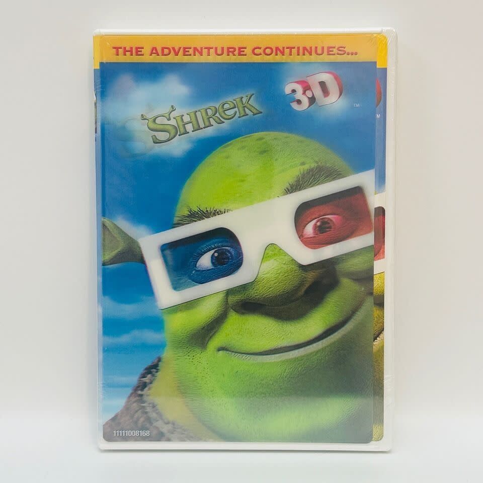 Shrek 3-D (2007) (DVD) Three pair 3-D glasses included
