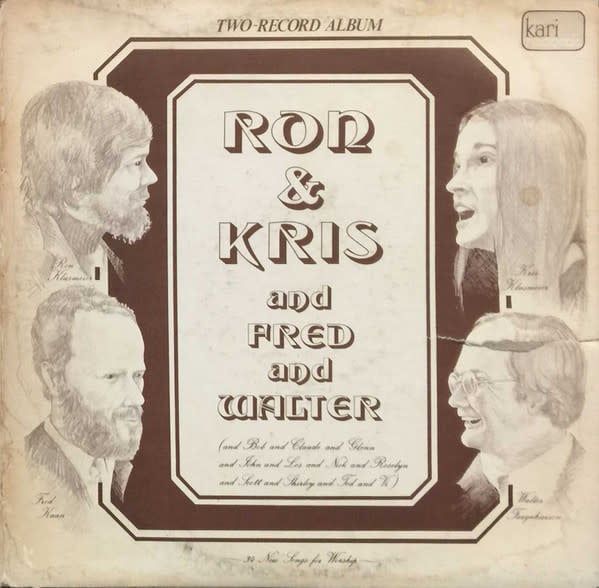Ron &amp; Kris and Fred and Walter – 34 New Songs For Worship (2LP, KRK 10375, VG)
