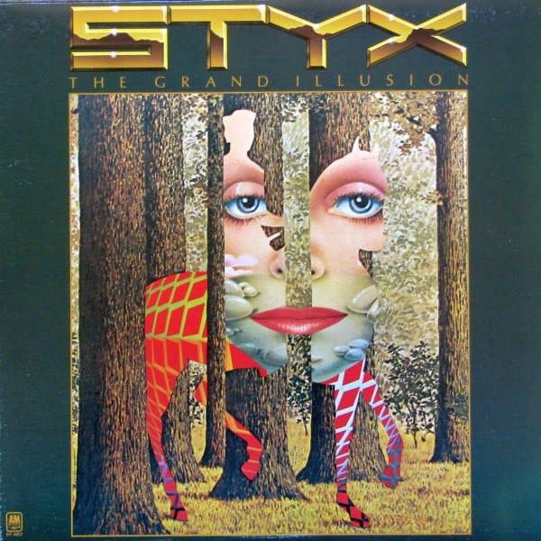 Styx – The Grand Illusion (VG, 1977, LP, A&amp;M Records – SP-4637) VESV