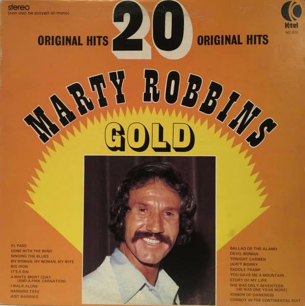 Marty Robbins – Gold (20 Original Hits) (VG, LP, K-tel – NC 425 / Columbia Special Products – CSPS 890)