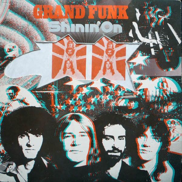 Grand Funk Railroad – Shinin' On (LP No Glasses, SWAE 11278, VG)