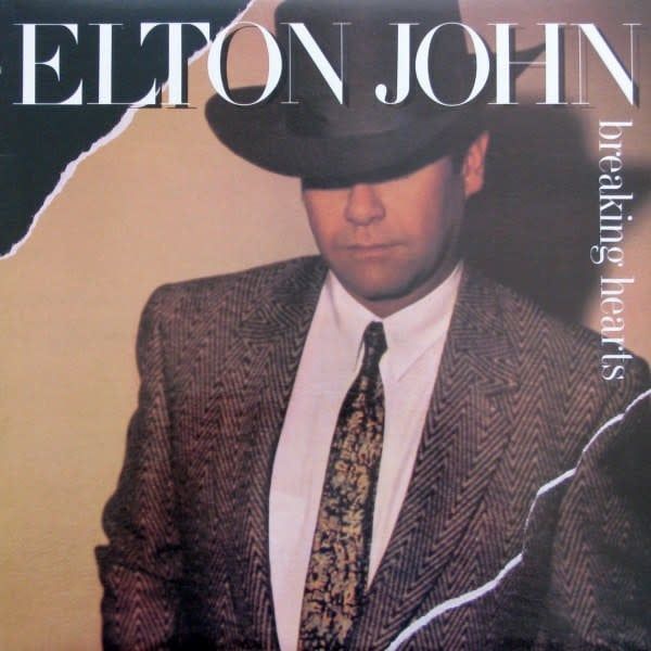 Elton John – Breaking Hearts (VG, 1884, LP, Geffen Records – XGHS 24031)