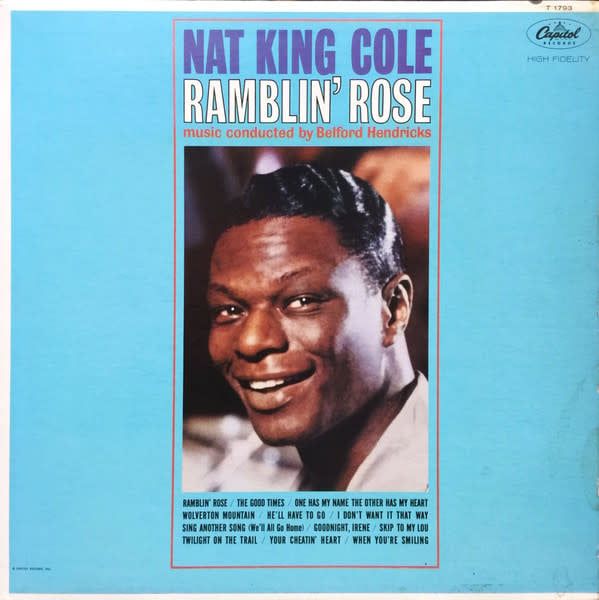 Nat King Cole – Ramblin' Rose (G+, LP, Mono, Reissue, Capitol Records – T-1793)