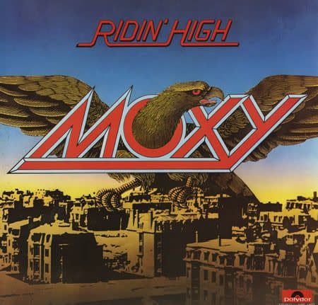 Moxy – Ridin' High (VG, 1977, LP, Polydor – 2480-402, Canada)