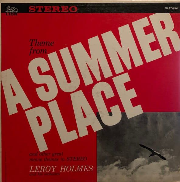 Leroy Holmes And His Orchestra* – Theme From A Summer Place (VG, LP, Stereo, Lion Records – L-70136, Canada)