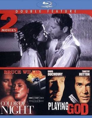 2 Movies Double Feature: Color of Night / Playing God (Blu-ray) Rated R