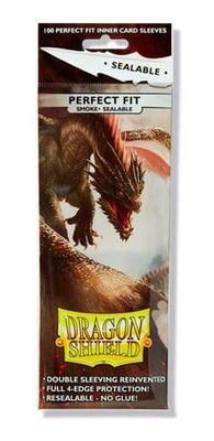 Sleeves: Dragon Shield Perfect Fit Smoke Sealable (100)