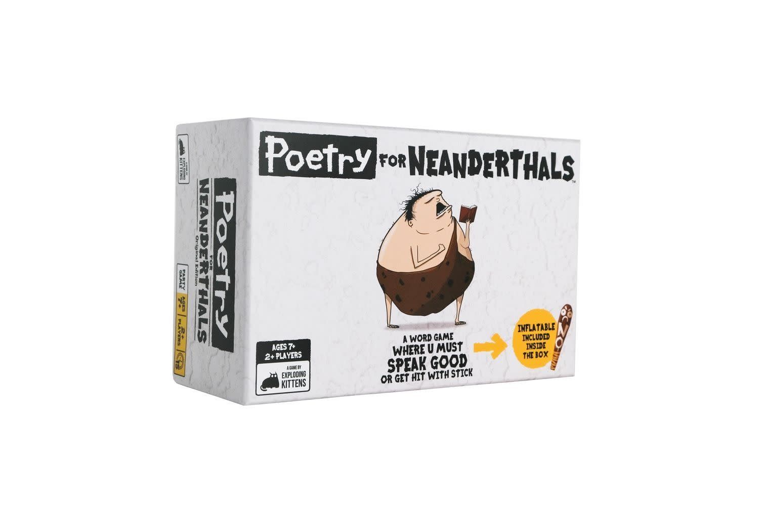 Poetry for Neanderthals