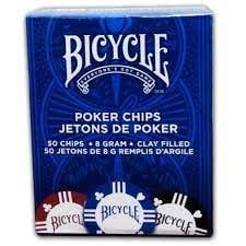 Bicycle 8 Gram Clay Poker Chips (50)