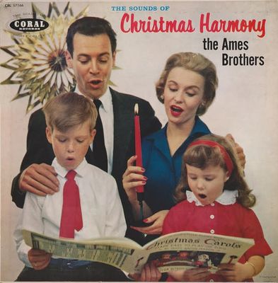 The Ames Brothers - The Sounds Of Christmas Harmony (G, 1957, LP, Coral – CRL 57166)