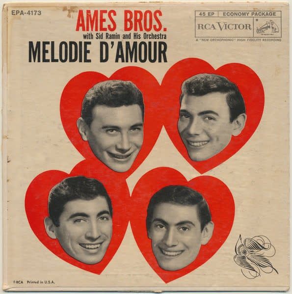 The Ames Brothers – Melodie D'Amour (VG, 1958, 45 RPM 7" EP, RCA Victor – EPA-4173)