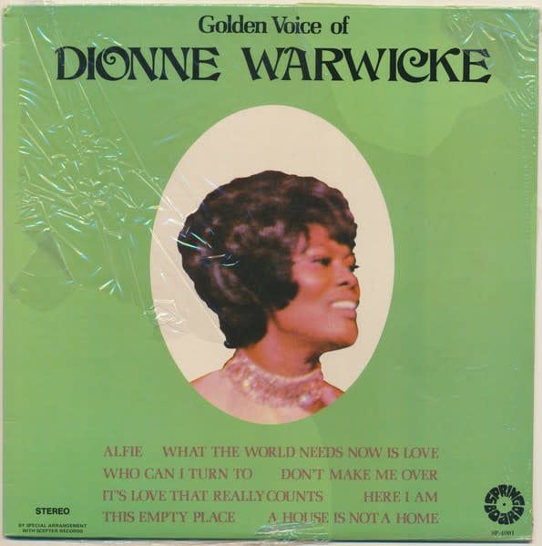 Dionne Warwicke – Golden Voice Of Dionne Warwicke (VG, 1972, LP, Springboard – SPB 4001 / SP-4001) DSG