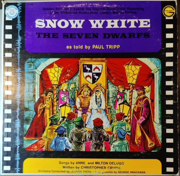 Paul Tripp – Snow White And The Seven Dwarfs (VG, 1965, LP, Golden Records – LP 165)