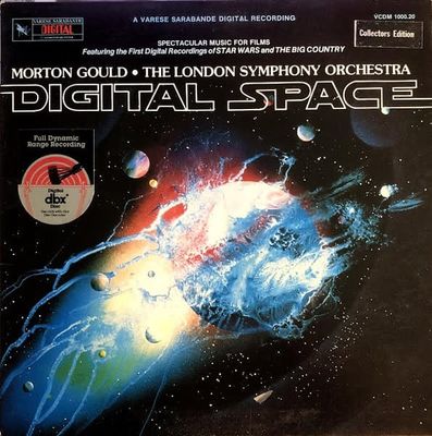 Morton Gould, The London Symphony Orchestra – Digital Space (VG+, 1979, DBX Encoded, Varèse Sarabande – VCDM 1000.20) DSG