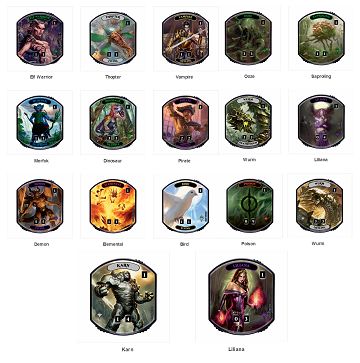 MTG Relic Tokens Lineage Collection (3 Tokens)