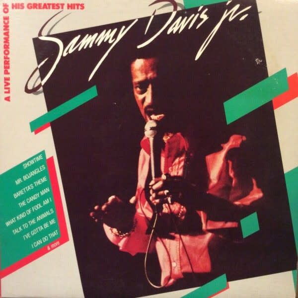 Sammy Davis Jr. – A Live Performance Of His Greatest Hits (VG, 1977, LP, Warner Bros. Records – BSK 3128) SCAZ