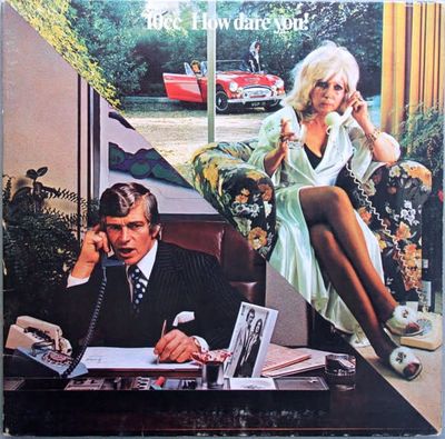 10cc – How Dare You! (VG+, 1976, LP, Gatefold, Open Shrink, Mercury – SRM-1-1061) SCAZ