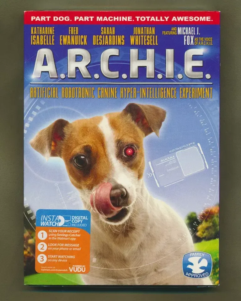 A.R.C.H.I.E. (2016) (DVD, NEW) Michael J. Fox as voice of ARCHIE