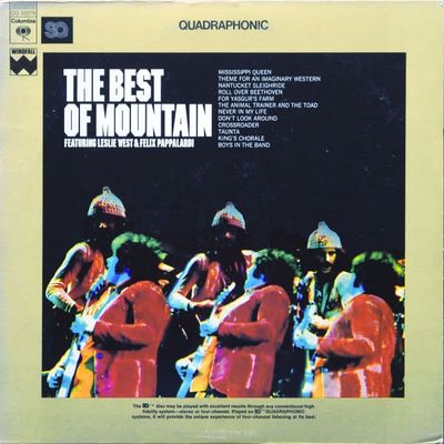 Mountain – The Best Of Mountain (VG, 1973, Quadraphonic, Columbia / Windfall Records – CQ 32079)