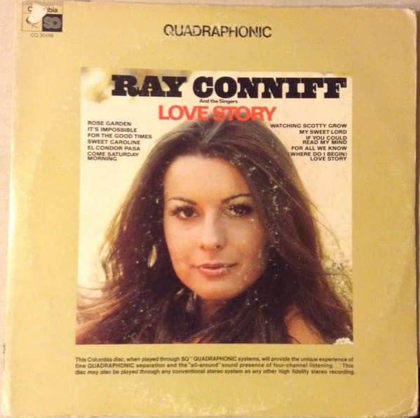 Ray Conniff And The Singers – Love Story (VG, 1971, Quadraphonic, Columbia – CQ 30498)