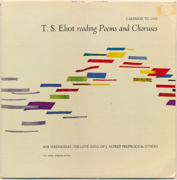 T. S. Eliot – T. S. Eliot Reading Poems And Choruses (VG, 1960, LP, Caedmon Records – TC 1045)