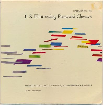 T. S. Eliot – T. S. Eliot Reading Poems And Choruses (VG, 1960, LP, Caedmon Records – TC 1045)