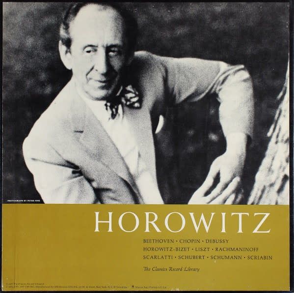 Vladimir Horowitz - Horowitz: The Classics Record Library (VG, 1977, 4xLP, Boxed Set, With Booklet, 50-5577 / P4 13919) VESV