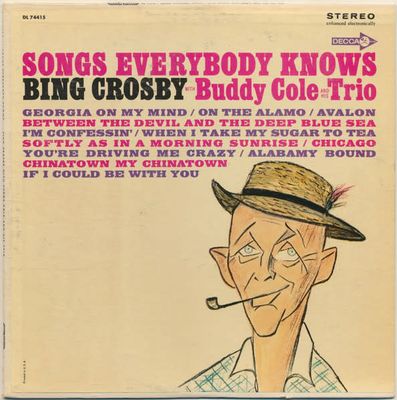 Bing Crosby – Songs Everybody Knows (VG, 1957, LP, Decca – EL 4415)