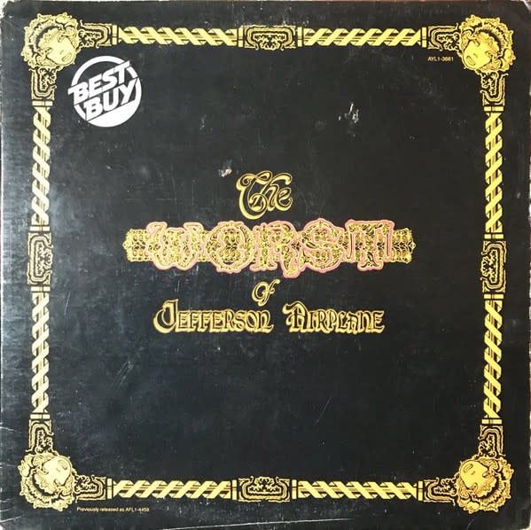 Jefferson Airplane – The Worst Of Jefferson Airplane (G+, 1980, LP, Best Buy Series, RCA – AYL1-3661) SCAZ