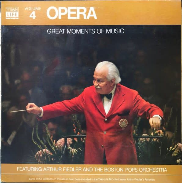 Arthur Fiedler And The Boston Pops  – Great Moments Of Music Volume 4 Opera (NM/Sealed, 1980, LP, Time Life Records – STLS-6004-J)
