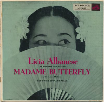 Licia Albanese With James Melton – Highlights From Puccini's Madame Butterfly (G, 1954, LP, RCA Victor – LM-1839)