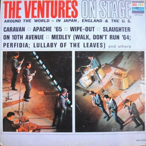 The Ventures – On Stage (VG, 1965, LP, Dolton Records – BLP-2035)